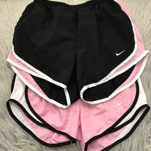 Sold (2pairs of Nike fit dry tempo shorts.)